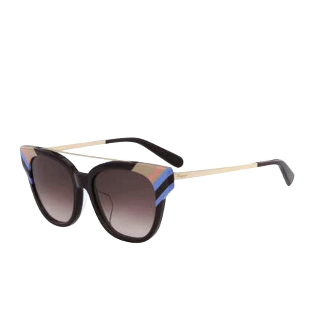 NWT Salvatore Ferragamo Women's Stripe Square Sunglasses - Picture 9 of 10